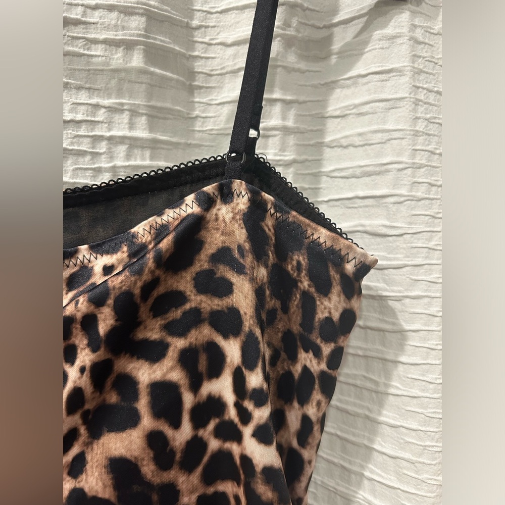NWT Zara Leopard Mini Dress - Picture 6 of 7